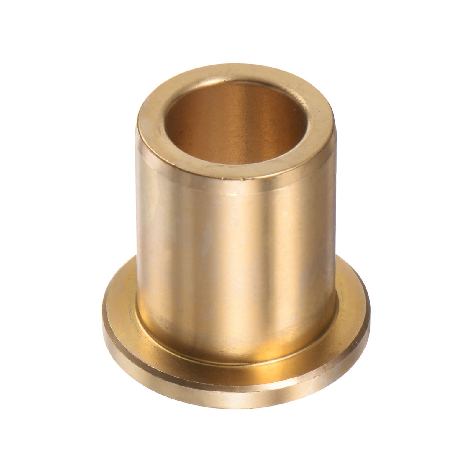 QUARKZMAN Brida Cojinete Manguito 13mm Interior Diámetro 19mm OD 25mm Longitud 3mm Brida Grosor Bronce Buje Autolubricantes Bujes Manguito para Industriales Equipos