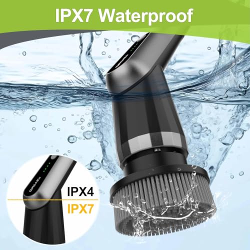 Image of Dreazu Pro Electric Spin Scrubber, 10-in-1 Cleaning Brush with Retractable Handle, 44 lbs High Torque Variable Speed Shower Scrubber for Bathroom, Kitchen, Tile Floors, Bathtub, Toilet & Car