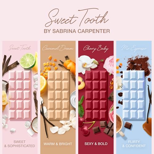 Image of Sabrina Carpenter Womens Perfume, Sweet Tooth Cherry Baby, 1 Fl Oz | Eau de Parfum Spray, Sophisticated & Bold, Sweet, Long Lasting Everyday Fragrance, Great Gift, Cherry, Chocolate & Musk Notes