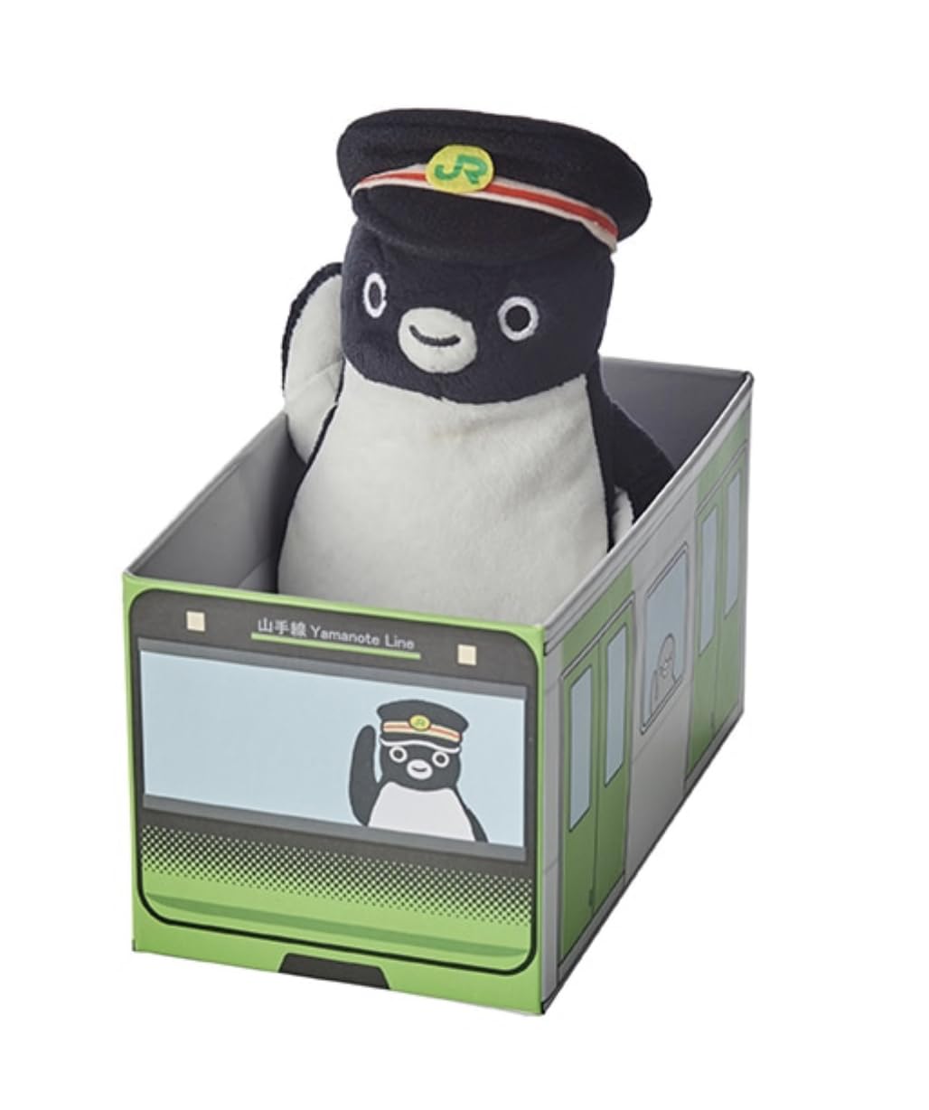 Amazon.co.jp: Suicaのペンギン 運転士さんぬいぐるみ(山手線BOX入り