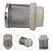 Stainless Steel Pump Suction Strainer Basket with Plastic Threaded Connector, Hose Filter for Garden Watering Equipment, Rain Bucket Accessories, Agriculture, Lawn Industrial Irrigation Use(3/4inch)
