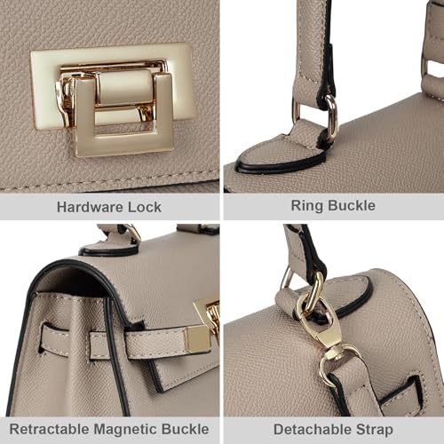 Yfgbcx Mini Satchel Bag Top Handle Purse For Women Small Crossbody Bag Handbag Designer Purse With Detachable Strap thumb #3