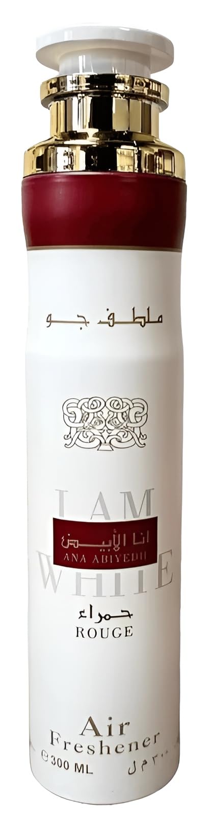 Lattafa Ana Abiyedh Rouge – Spicy, Woody, Amber, Musky – Air Freshener, 10.1 Ounce / 300 ml