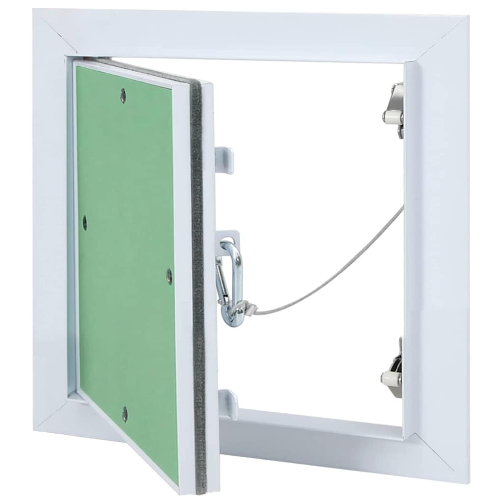 Genérico Panel de Acceso Verde y Plata 30 x 30 cm Aluminio y Pladur,Bricolaje,Materiales de construcción,Trampas,Verde,4018455