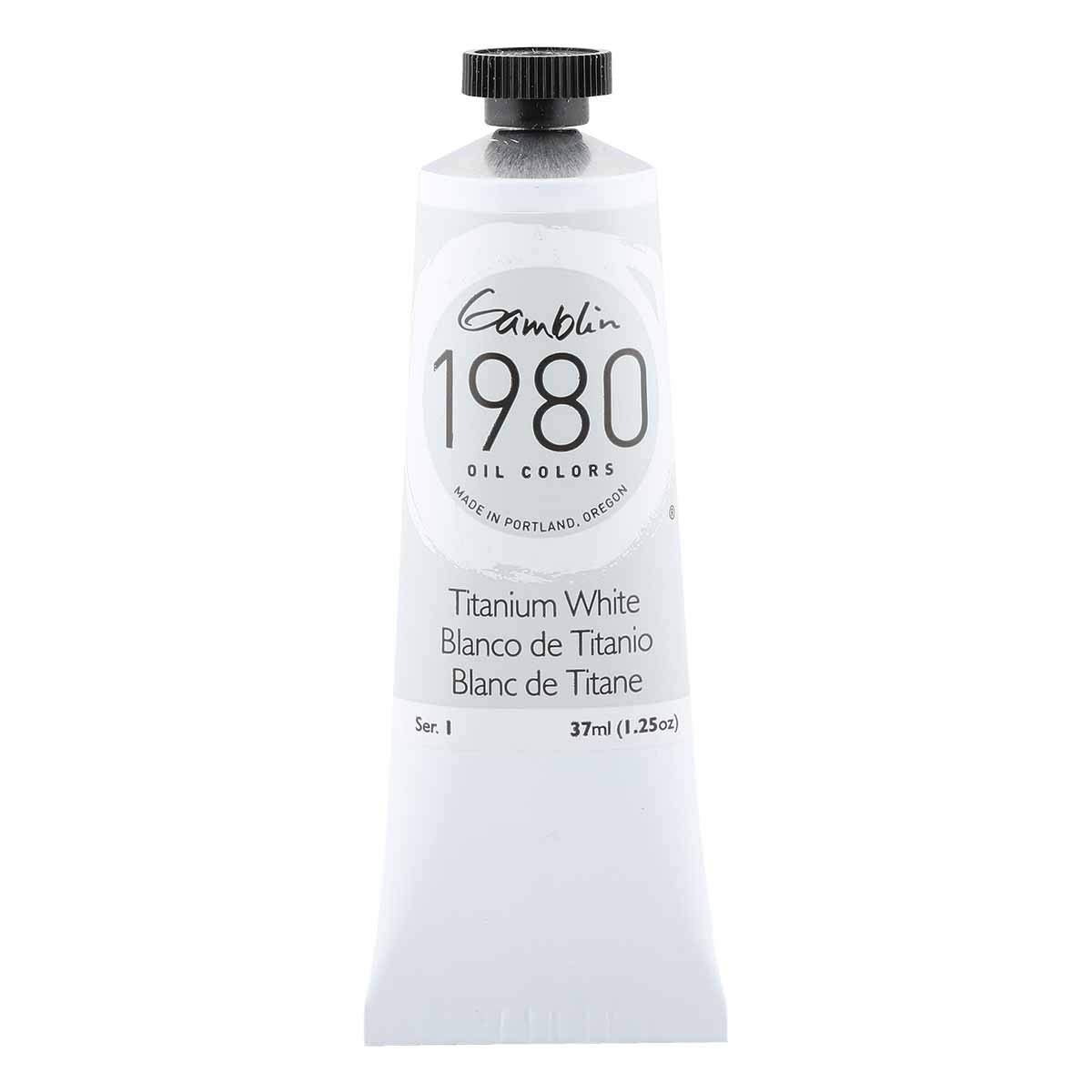 Gamblin 1980 Oil Titanium White 37Ml