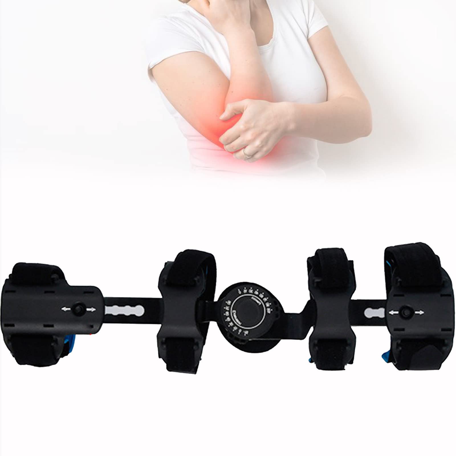 Codera - Estabilizador de Cabestrillo de Soporte con bisagras para Brazo dislocado - Férula Ajustable y Correa para el Hombro - Mend Women Sports Surgery Recuperación de Lesiones Alivio del