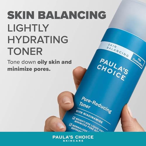 Paula's Choice Skin Balancing Pore Reducing, Hydrating Toner - Refines Enlarged Pores & Tackles Blackheads - with Niacinamide & Adenosine - Combination to Oily Skin - 190 ml - Image 3