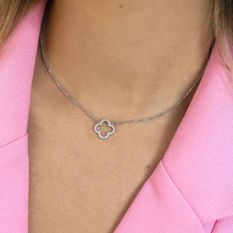 Image of 925 Sterling Silver Pendant Necklace Charm for Women | Elegant Minimalist Pendant | Hypoallergenic, Lightweight | Everyday Wear | Birthday, Anniversary & Gift for Her