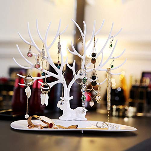 TELMU Aufbewahrungsbox Ornamente Kreativer Schmuckständer Desktop Regal Ohrringe