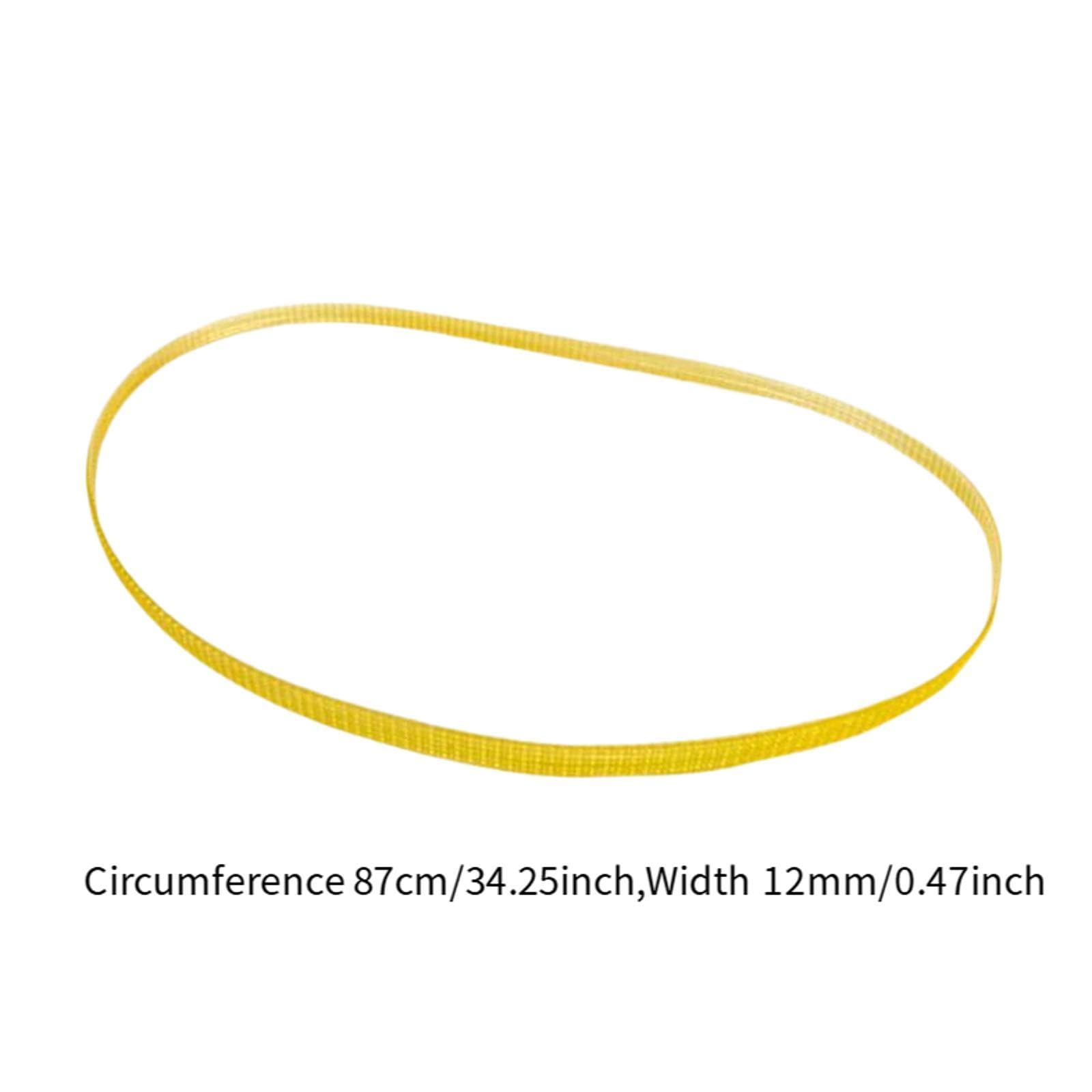 Yiju Tire Changer Wheel Balancing Transmission Belt Replaces,Professional Wheel Balance Machine Transmit Belt for Garage Shop Use, 87cm Width 12mm