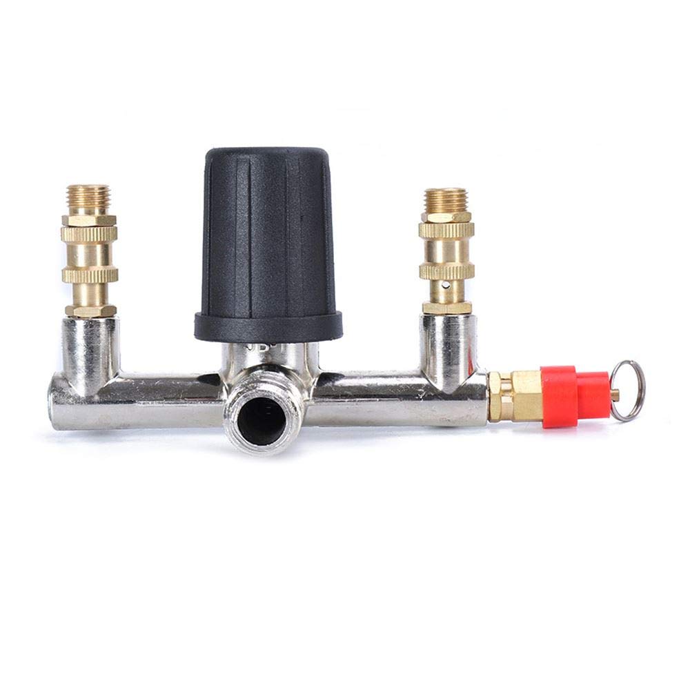 ORAZIO Pressostato Compressore D'aria Doppio Tubo Di Uscita Compressore D'aria Interruttore Valvola Regolatore Di Pressione Parte Con Staffa SP24118001