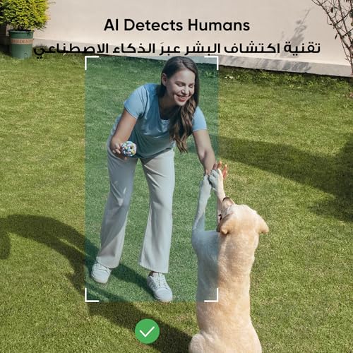 كاميرا eufy Security S220 SoloCam تعمل بالطاقة الشمسية للاستخدام خارجًا، شحن يدوم طويلًا، دقة عالية 2K، تقنية Wi-Fi 2.4 جيجا هرتز، دون رسوم شهرية، وتتوافق بسهولة مع نظام المنزل HomeBase 3.