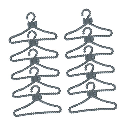 MagiDeal Vestiti 12 Pezzi di Plastica Cremagliera