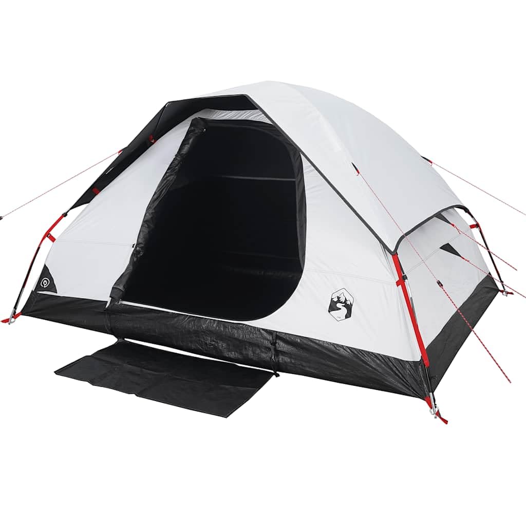 Tienda de campaña domo para personas, verde oliva, impermeable T poliéster para exteriores con conexión electrónica, tienda de campaña ligera para acampar