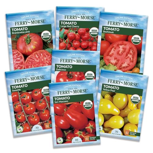 Image of Ferry-Morse Tomato Seed Variety Pack - 7 Pack - Organic GMO Free