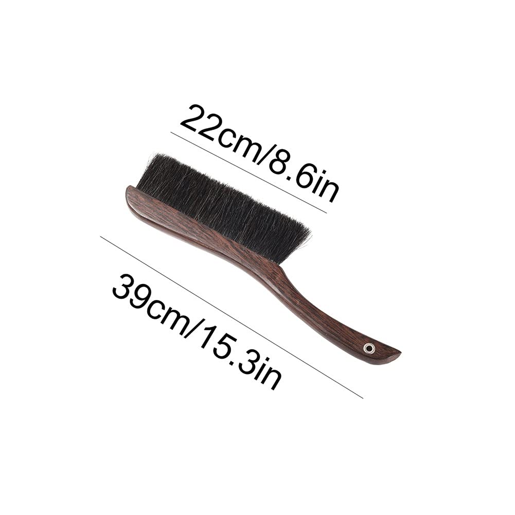 Cepillos de limpieza de escobas de mano Broom de la mano, cerdas suaves, cepillo de espolvoreado for limpiar muebles for el hogar Oficina de hotel de la oficina de la oficina del automóvil con el plum