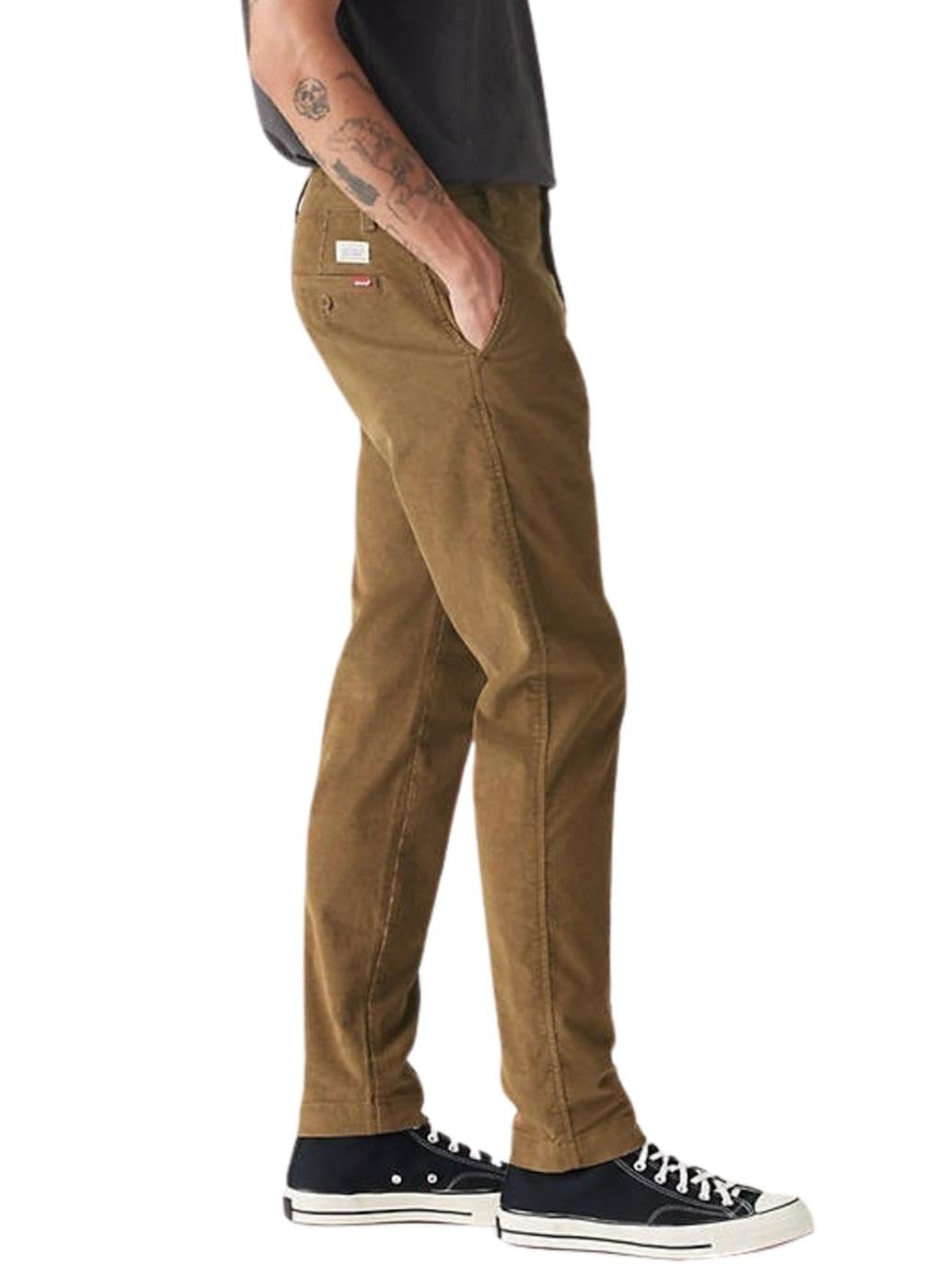 Levi's XX Chino Standard II, Pantaloni Uomo, Karla Brown S 14w Cord, 30W / 32L