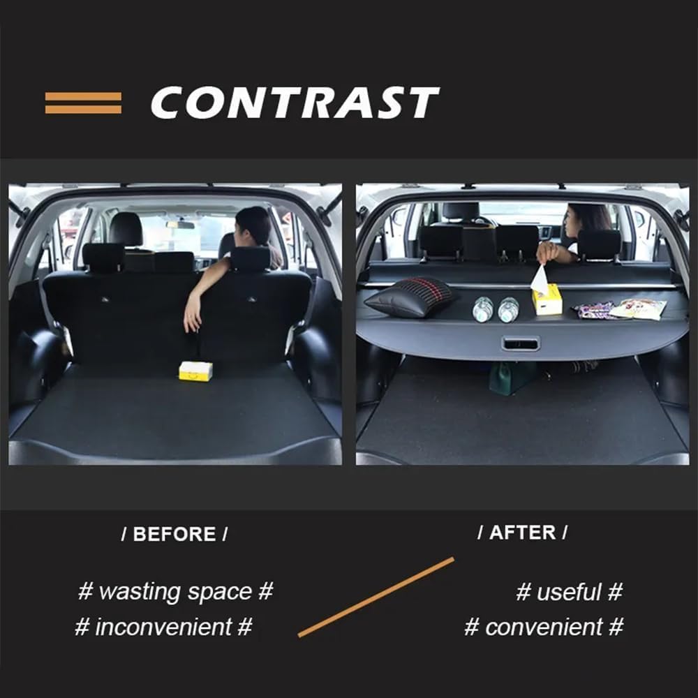 Cache-Bagages Rétractable pour Mercedes-Benz G Class W463 G55 G63 G65 G350 G400, Housse Colis Cargo Voiture Étagère Arrière Rétractable de Coffre Résistant aux UV Étanche