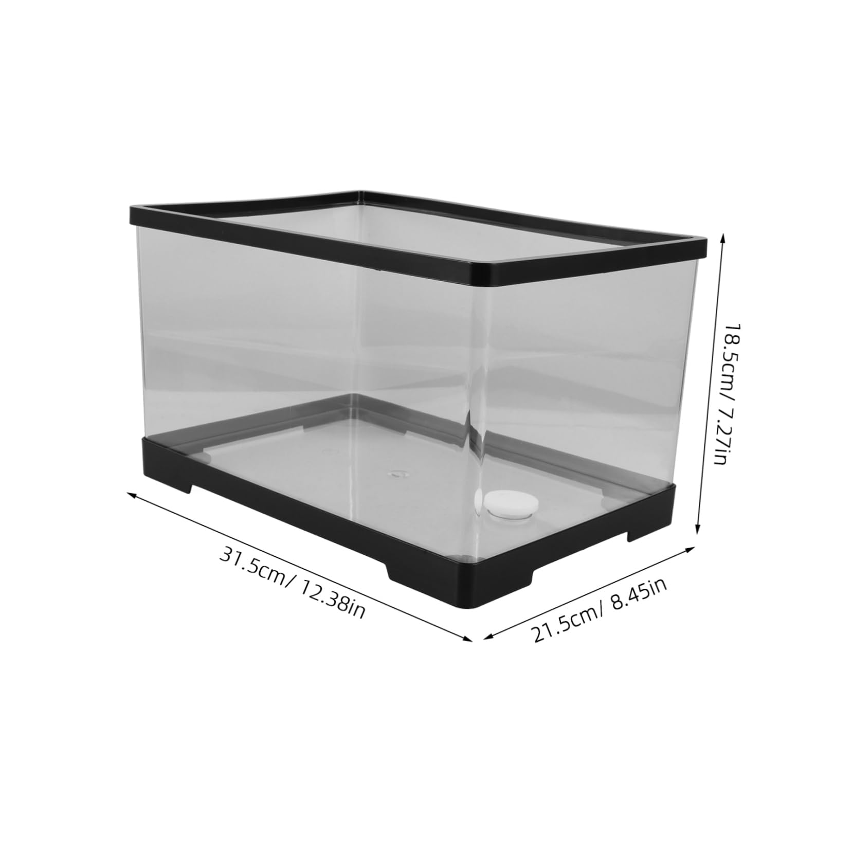 Happyyami Mini Aquarium Aquarium Kit Tank Desktop Schildkröte Zucht Box