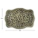 QQA Native American men's novelty belt buckle Birthday party holiday gifts cowboy buckles (belt buckle, 5)