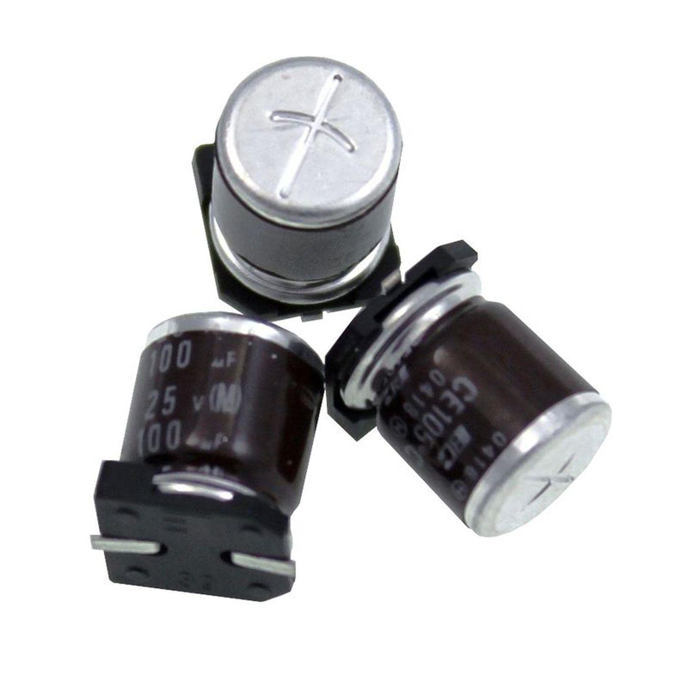Sourcing Map Aluminium-Elektrolytkondensator – 2 Stück, 100 µF, 400 V, 18 X 28 Mm, Radial