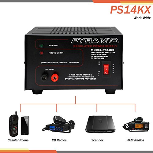 PS14KX Pyramid 12 Amp 12 Volt Power Supply - Image 4