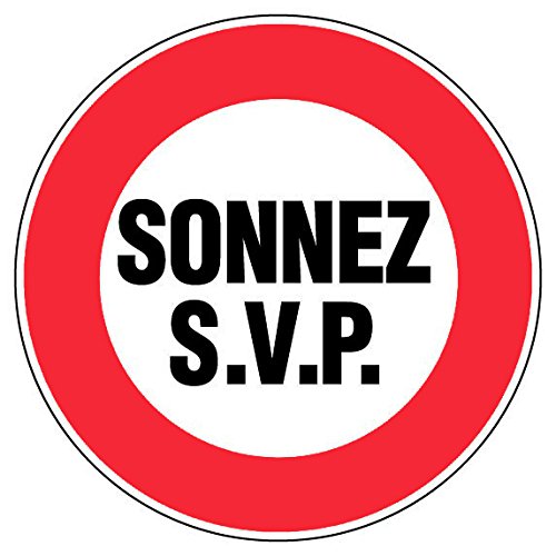 Novap - Panneau - Sonnez svp - Diametre 80 Mm Rigide Cover
