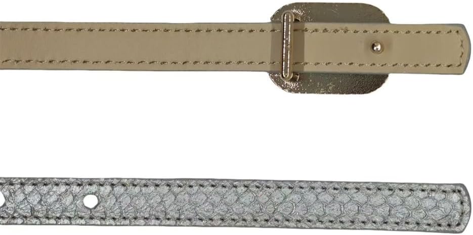 Salmon Skin Skinny Belt For Women Ideal For Dresses, Jeans