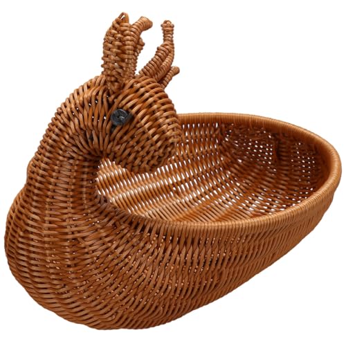 JOINPAYA Cesta Tejida a Mano para Fermentar Pan, Cesta de Pan Artesanal de Ratán Antiadherente, Tamaño 31x22.5x9.5 Cm, Accesorio para Hornear Casero y Profesional, Adecuado para Masa Madre