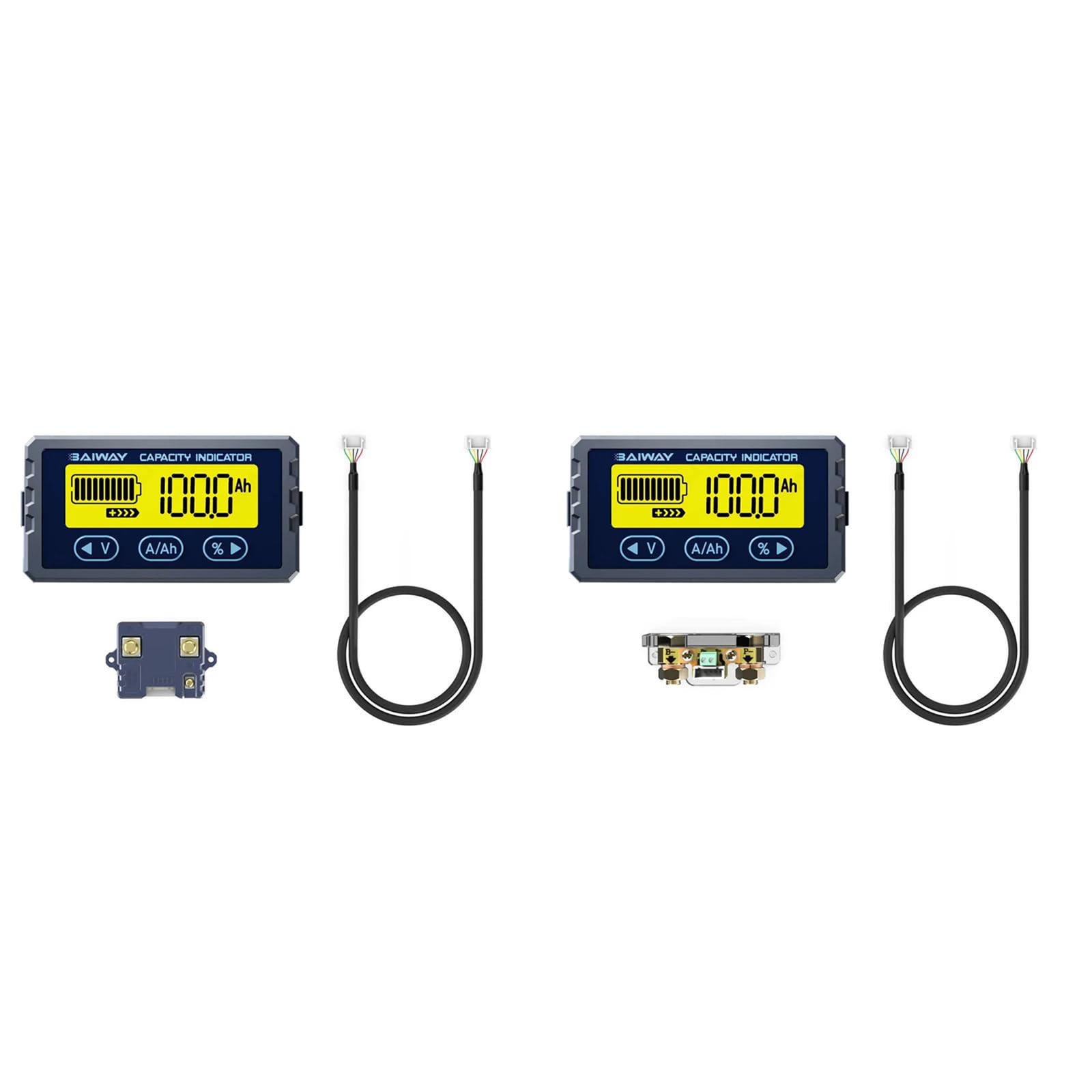 Coulómetro preciso para medir baterías de fosfato de hierro y litio, monitor digital de capacidad de la batería, medidor de circuito de alta precisión