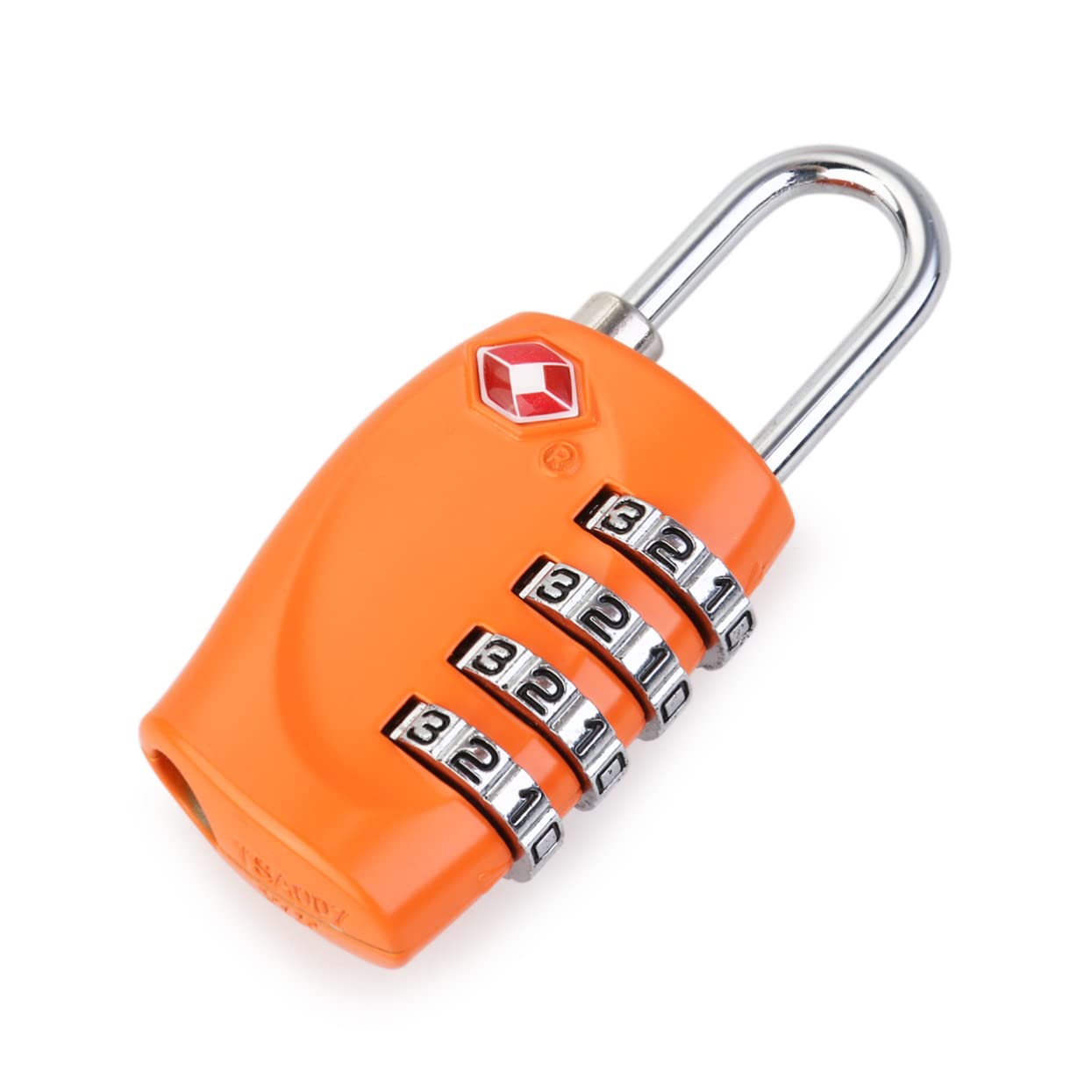 Mikikit Lucchetto Arancione Da 3 Pezzi Per Valigia Lucchetto A Combinazione Approvato 4 Codici Per La Sicurezza Dei Bagagli