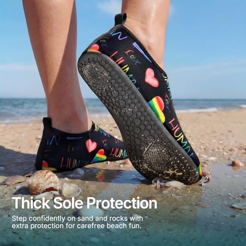 Image of Water Shoes for Women Men Quick-Dry Aqua Socks Swim Beach Outfits Barefoot | Yoga Exercise Wear Sport Accessories Pool Camping Must Haves River Hiking Youth Adult