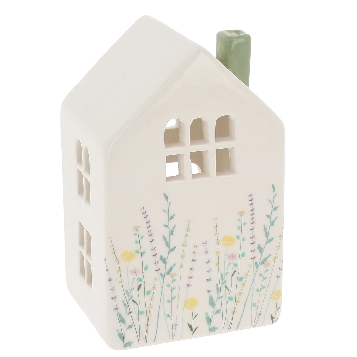 Shudehill Giftware Teal Meadow House Ight Holder - Pink, Grey (, Wide)