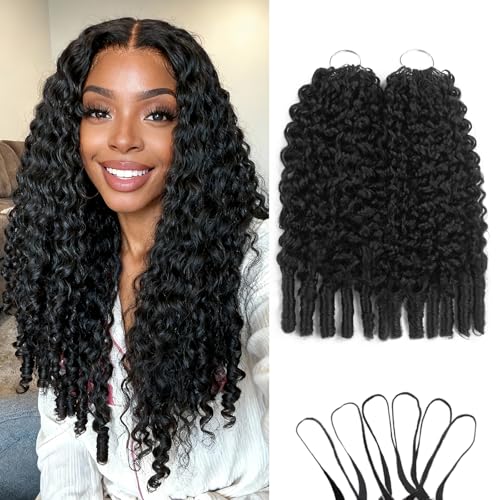 Tenkiss Human Crochet Hair Burmese Curly 18 Inch 120g Human Feather-