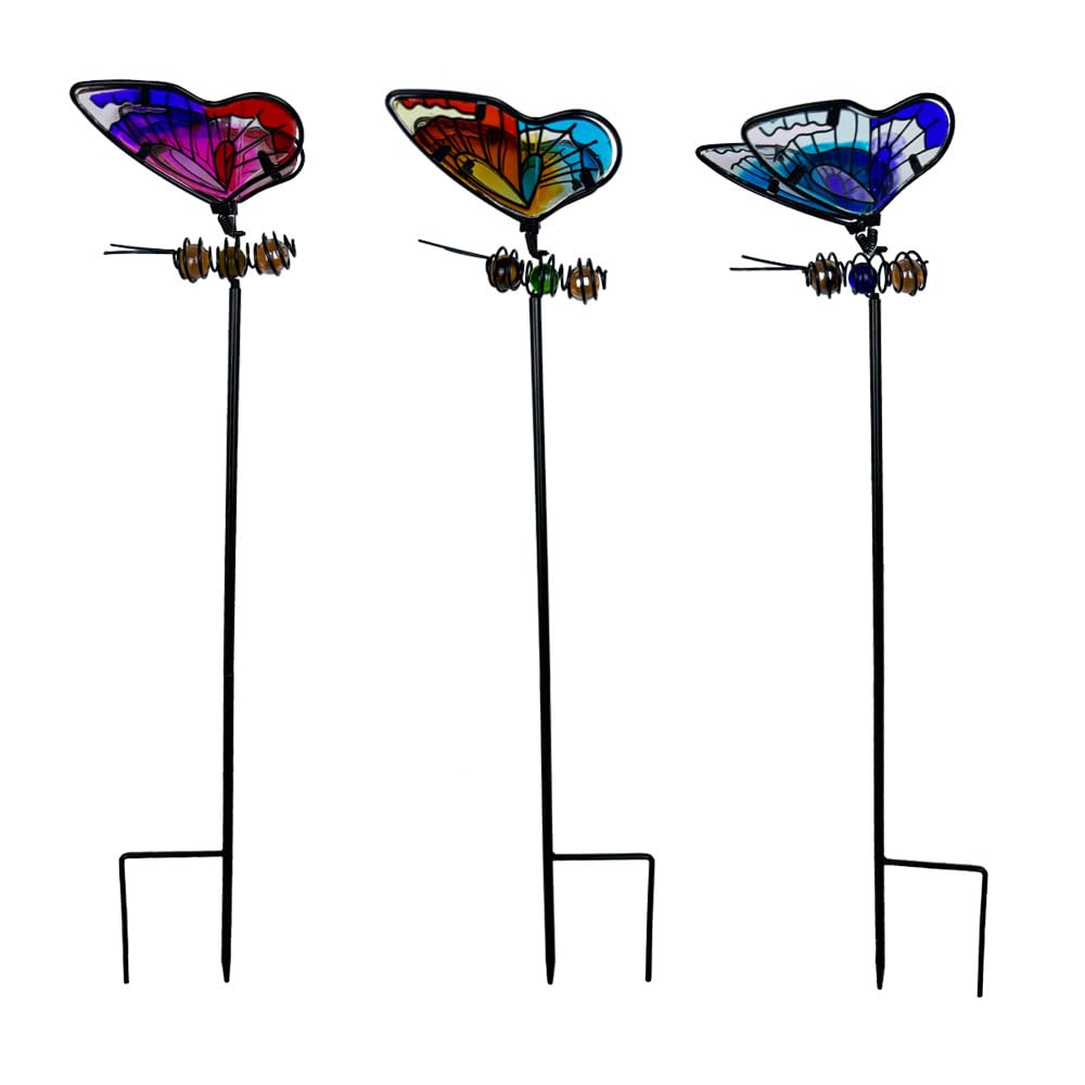 Butterfly Garden Stake, Metal Outdoor Decor