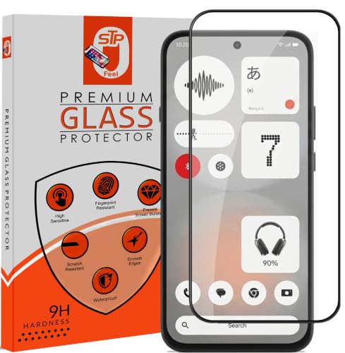 Image of STP FEEL Premium HD+ Tempered Glass Screen Protector Guard Compatible For Nothing Phone (4b) 5G (6.77 Inch, Pack of 1) | Edge to Edge Coverage With Easy to installation kit for Smartphone