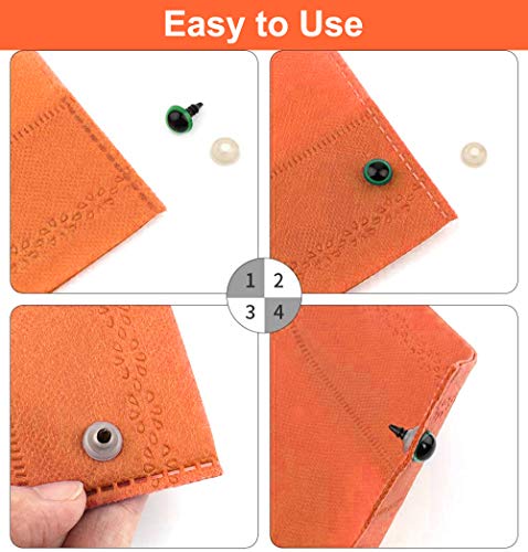 Occhi di Sicurezza e Nasi 560pz,170pz Colorati