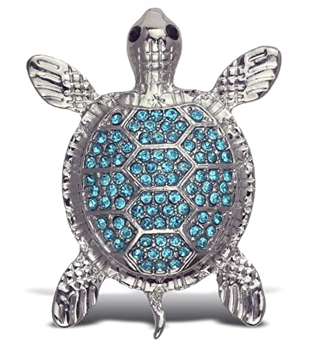 Imán decorativo de tortuga marina azul Aqua 79