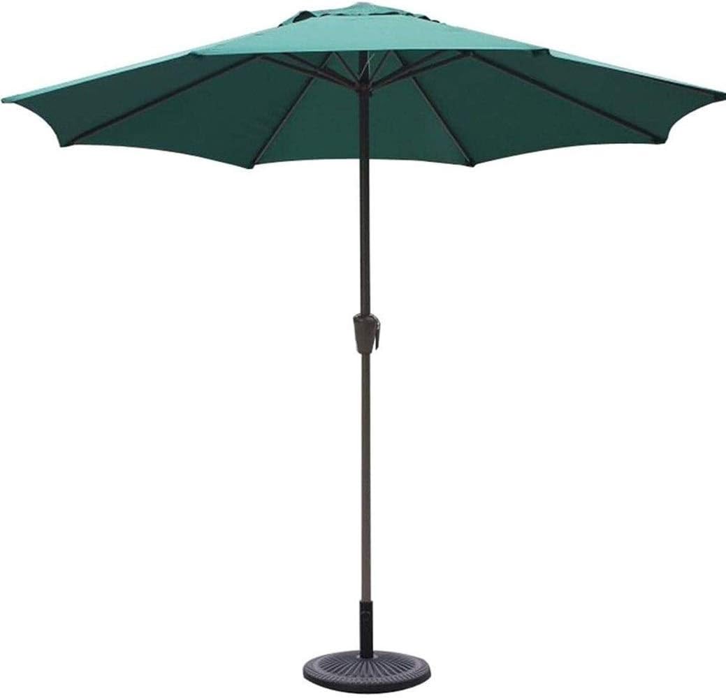 Outdoor Garden Parasols 2.7M Garden Parasol Umbrella, Patio Sun Shade with Crank Handle, Table Umbrella for Small Outdoor Spaces good