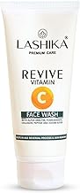 Lashika Revive Vitamin C and Aloe Vera Facewash | With Vitamin C, Niacinamide, Peptide & Ceramide NP | Brightening & Hydrating | 60ml