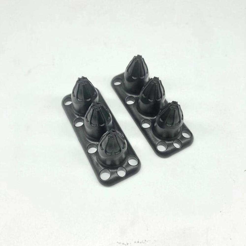 SYLALETTANH Ninja Kickz Non Lethal Self Defense Tool Shoe Weapon Kuba Kicks Style self Defense Tool Available for Your Tactical Shoes (Color: Black 1 Pair)