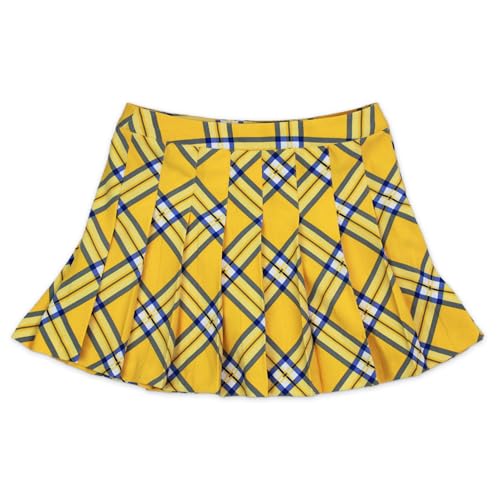 Women's Cher Yellow Plaid Skirt
