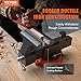 VEVOR Bench Vise, 6-inch Jaw Width 5.9-inch Jaw Opening, 360-Degree Swivel Locking Base Multipurpose Vise w/Anvil, Heavy Duty Ductile Iron Workbench Vise w/Bolts & Nuts, for Drilling, Pipe Cutting