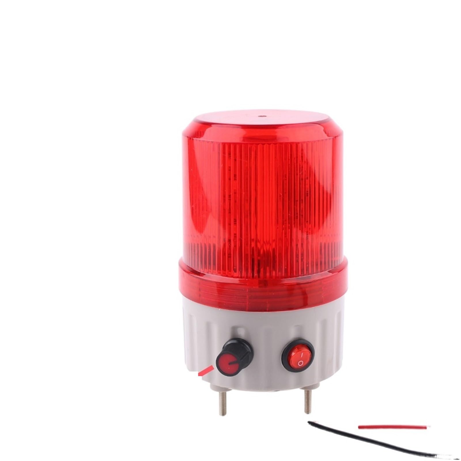 Lampe d'alarme LED 12V rotative rouge avec avertisseur sonore réglable