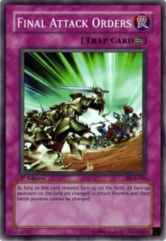 Amazon.com: Yu-Gi-Oh! - Final Attack Orders (DCR-045) - Dark Crisis -  Unlimited Edition