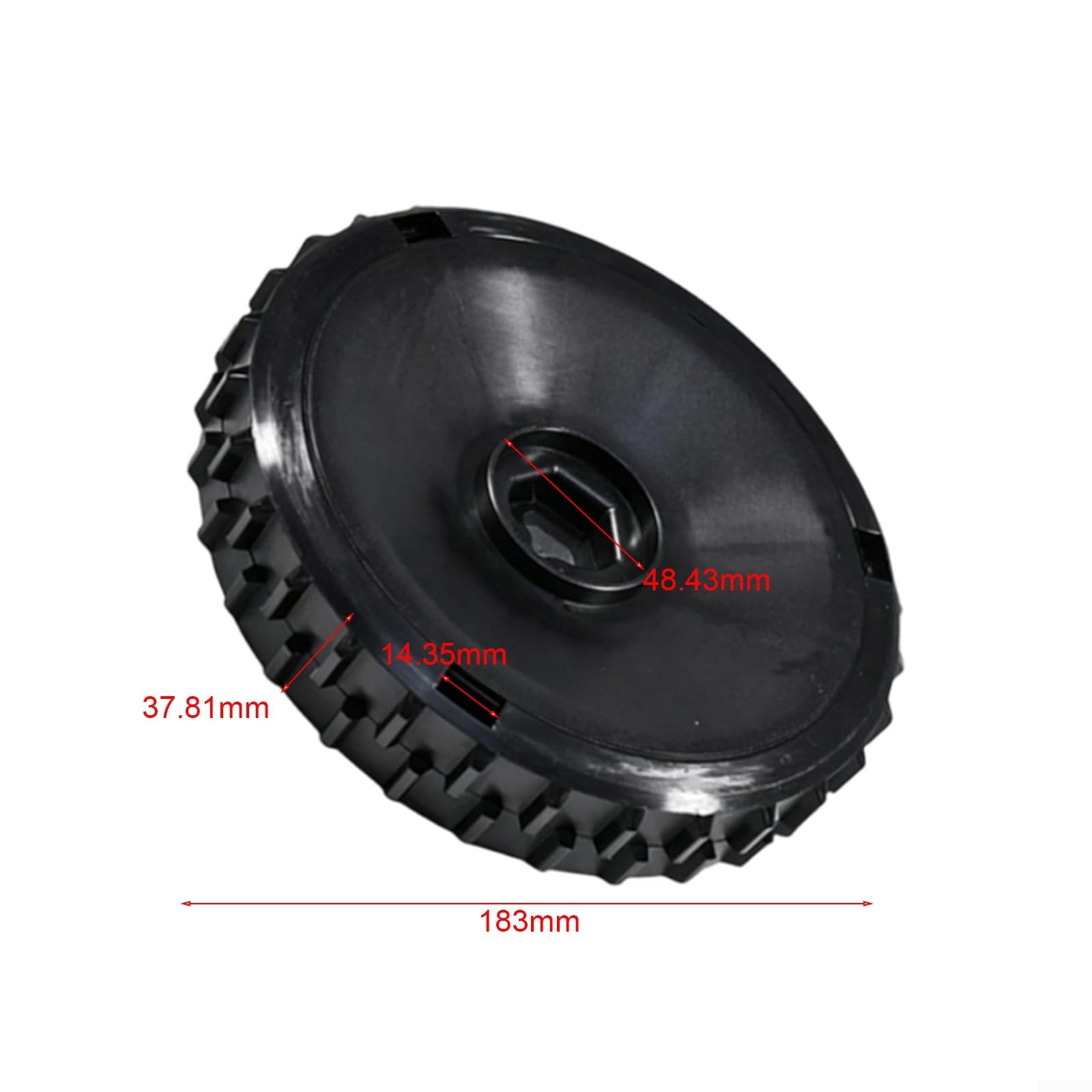 Kit para rueda Motriz 183mm y Cabezal 142mm para Robot Kit para
