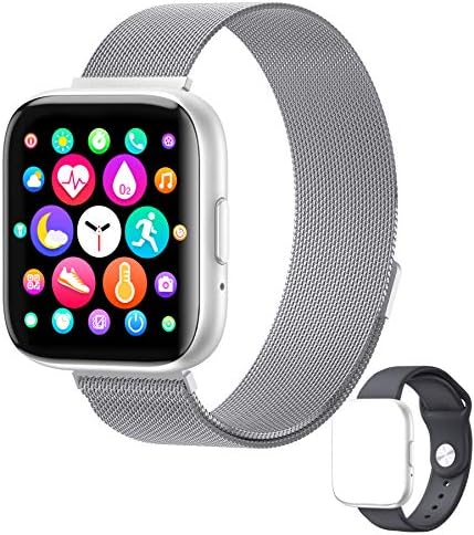 Reloj Inteligente, Deportivo con Pantalla táctil Completa HD de 1.55  Pulgadas Smartwatch, rastreador de Ejercicios con función de contestador  telefónico, IP68 a Prueba de Agua Hombre Mujer para - PREYCA