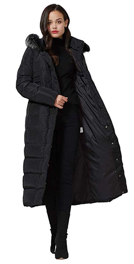 long maxi down coat