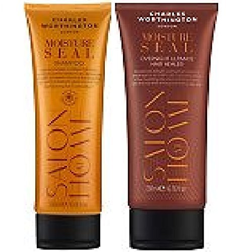 Charles Worthington Moisture Seal Shampoo x 250ml & Charles Worthington Moisture Seal OVERNIGHT Ultimate Hair Healer x 200ml by Charles Worthington Moisture Seal