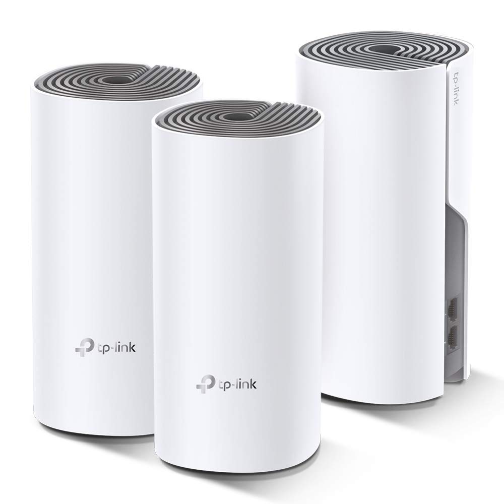 TP-Link Deco E4 Système Wi-Fi maillé pour toute la maison, sans couture et rapide (AC1200) pour grande maison, fonctionne avec Amazon Echo/Alexa, remplacement du routeur et du booster WiFi, contrôle